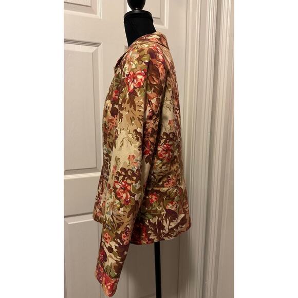 Coldwater Creek Multicolor Floral Jacket - Picture 2 of 7